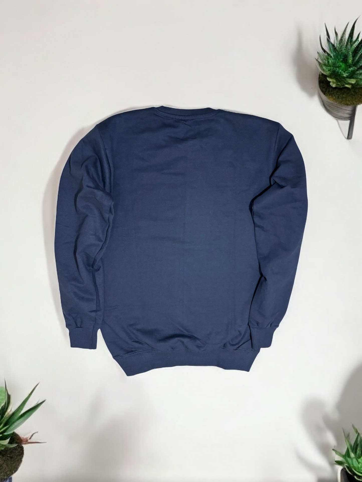 CUiTO™ Navy Blue Sweat shirt Cotton 320 GSM Printed Cuito Design